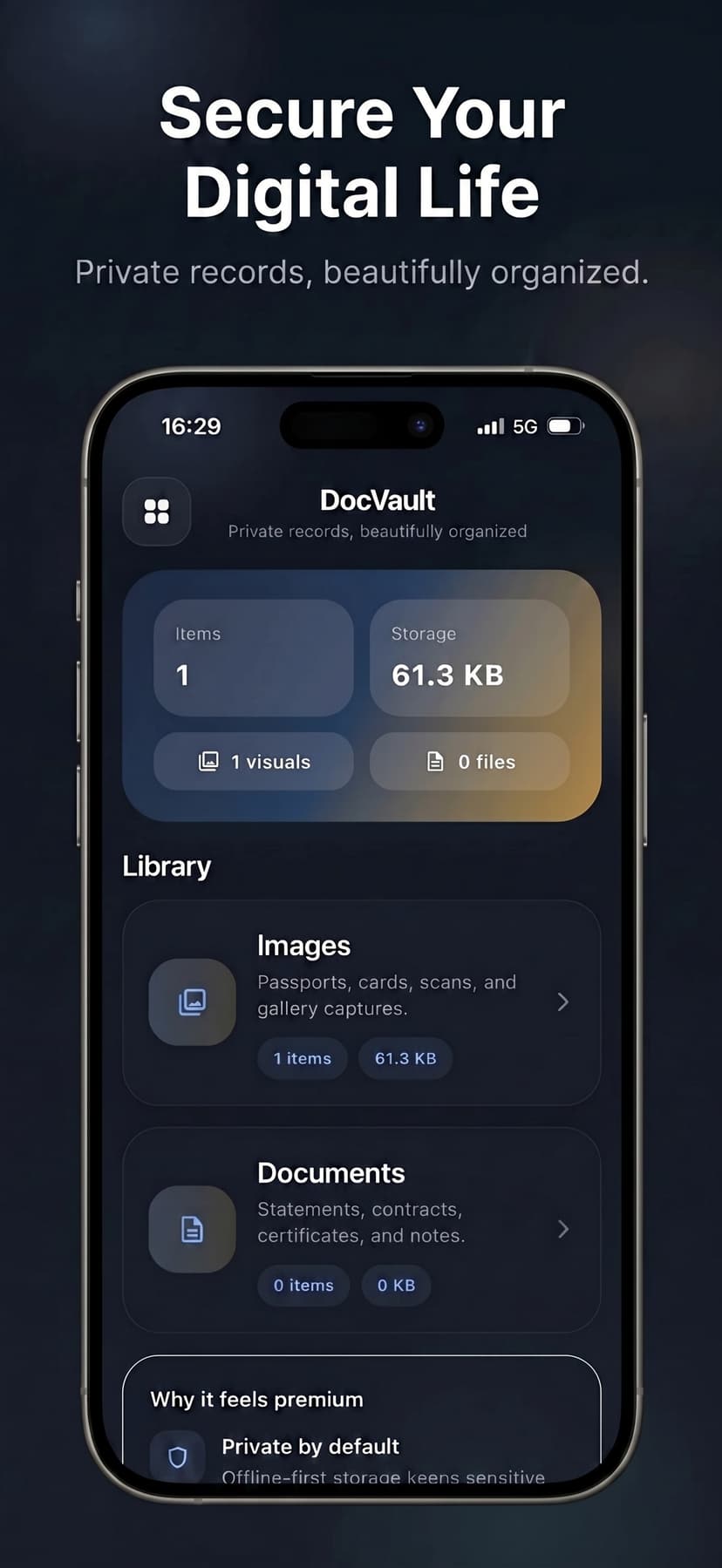 Main screen